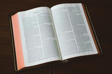 Obraz premium old book on black background