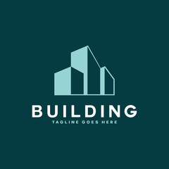 Real Estates Logo Vector Symbol Design Inspiration