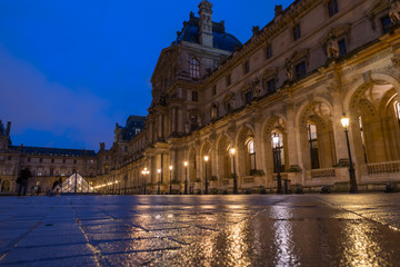 Fototapeta na wymiar Louvre Paris France February 1, 2019