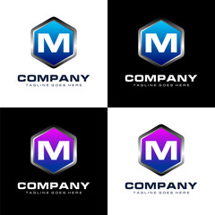 Collection of Shield M Logo