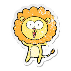 happy washed out effect lion 