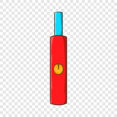 Electronic cigarette icon in cartoon style on a background for any web design 