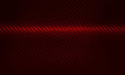 Metallic shiny texture of red carbon fiber self-adhesive paper. Material for racing car...