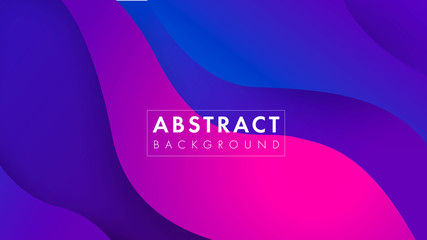 Paper cut abstract background with paper cut shapes. Template design layout for business presentations, flyers, posters, invitations. Paper art in violet and blue colors. Colorful carving art. Vector