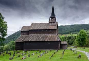 Fototapeta na wymiar Kaupanger Stave church
