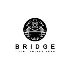 silhouette bridge symbol