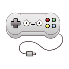gradient shaded cartoon game controller
