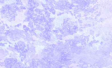 Grunge light purple watercolor background. Abstract aquarelle paint paper texture brush canvas for retro design, vintage cards templates. Violet shades hand drawn illustration