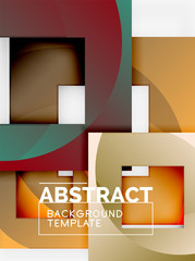 Background abstract squares, geometric minimal template