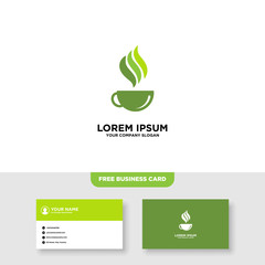 Bar And Night Club Logo, Free Business Card - Vector