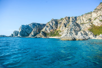 Fototapeta na wymiar cliffs of Italy