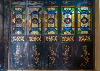 Architecture in the old house Huynh Thuy Le. This old architectural work combining East and West with love story made into  film of French girl and Chinese dude in Dong Thap, Vietnam