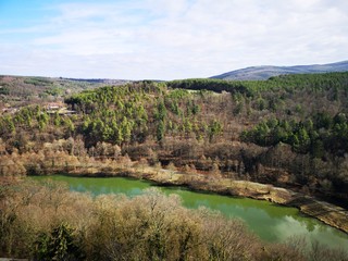 Obraz premium grüner Fluss Wildnis