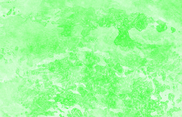 Grunge light green aquarelle paint paper textured canvas element for design, greeting card, template. Abstract spring watercolor background. Handmade gradient illustration. 