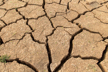 Cracked dry land without water.Abstract background