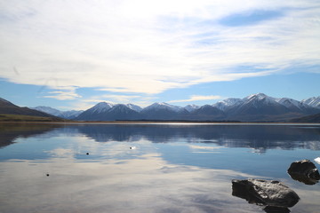 Lake and Mountains