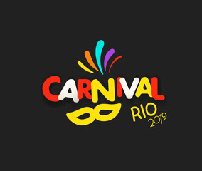 Brazilian traditional carnival concept. Festive banner vector template