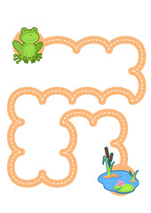 Educational printable games for the development of fine motor skills in kids