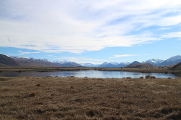 Lake and Mountains