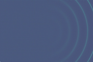 Naklejka premium Green violet polygonal waves passing into the grid. 3D. Vector illustration.