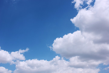 Sky background with clouds