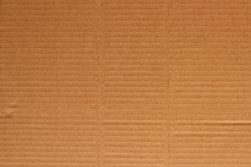 Fototapeta premium Brown cardboard texture as a background. Recycle Cardboard.