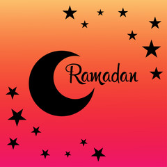 Ramadan Kareem background. Ramadan mubarak Greeting card, invitation for muslim community.