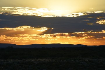 Abendstimmung in Namibia