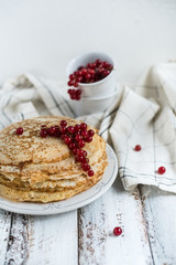 Pancake week russian red currant