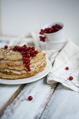 Pancake week russian red currant