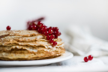 Pancake week russian red currant