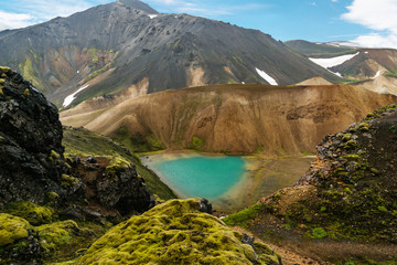 Colored mountains in Landmannalaugar