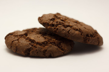 biscuit on white background