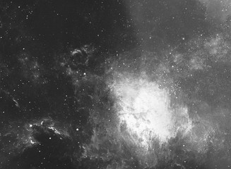 Vintage space and nebula