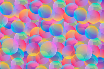 Colorful geometric gradient background. Abstract texture with circles
