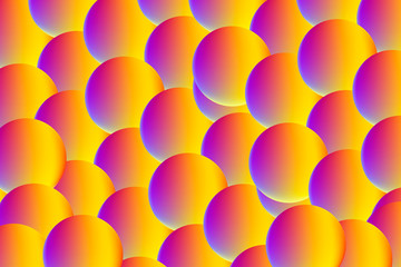 Colorful geometric gradient background. Abstract texture with circles