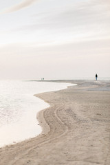 Obraz premium beautiful texture ,wavy sand on the ocean