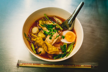 soup noodle Thai food