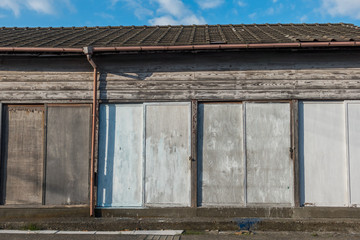 古い小屋の扉　Door of the old hut