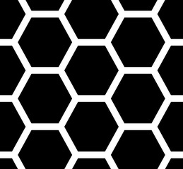 Seamless pattern hexagons
