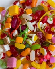 background of colorful candy