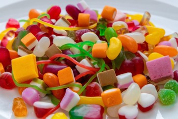 candy in a bowl