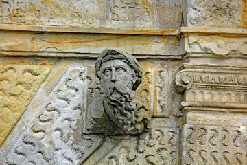 Husum: Detail am Torhaus des Schlosses (1612, Schleswig-Holstein)