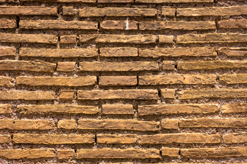 Red brick wall