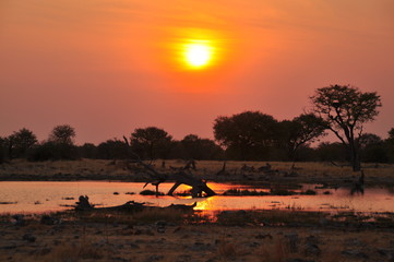 Sundown in Africa
