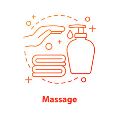Massage concept icon