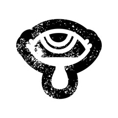 crying eye distressed icon
