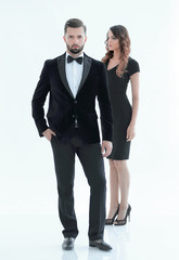 business people isolated on white