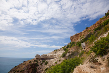 Fototapeta na wymiar white cliffs of dover