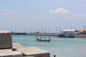 FISHING BOATS IN GILI KETAPANG PORT, PROBOLINGGO, EAST JAVA, INDONESIA